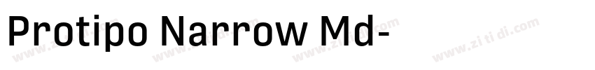 Protipo Narrow Md字体转换 Protipo Narrow Md字体转换